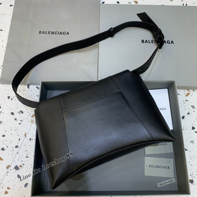 Balenciaga巴黎世家專櫃爆款超大號平紋黑電泳Hourglass沙漏包 fyj1821